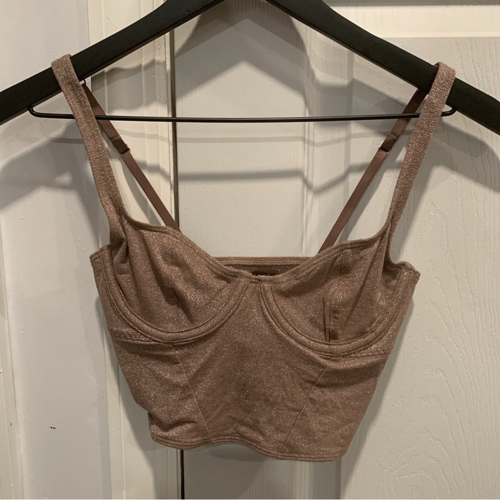 Gilly Hicks Shimmery Bustier